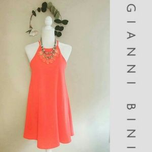 🆕🌱 GB Coral Strappy Halter Dress